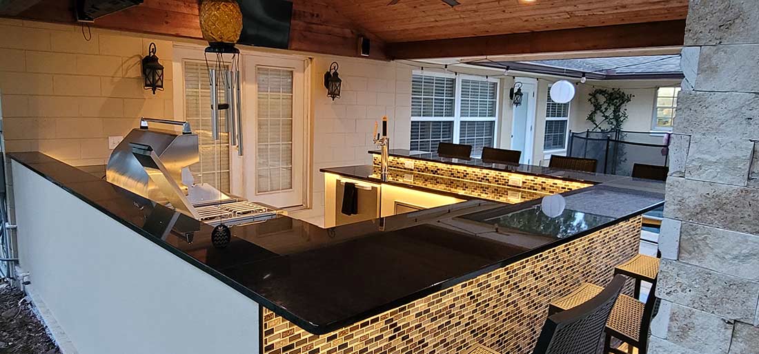 Are there any cons of having a granite outdoor kitchen?